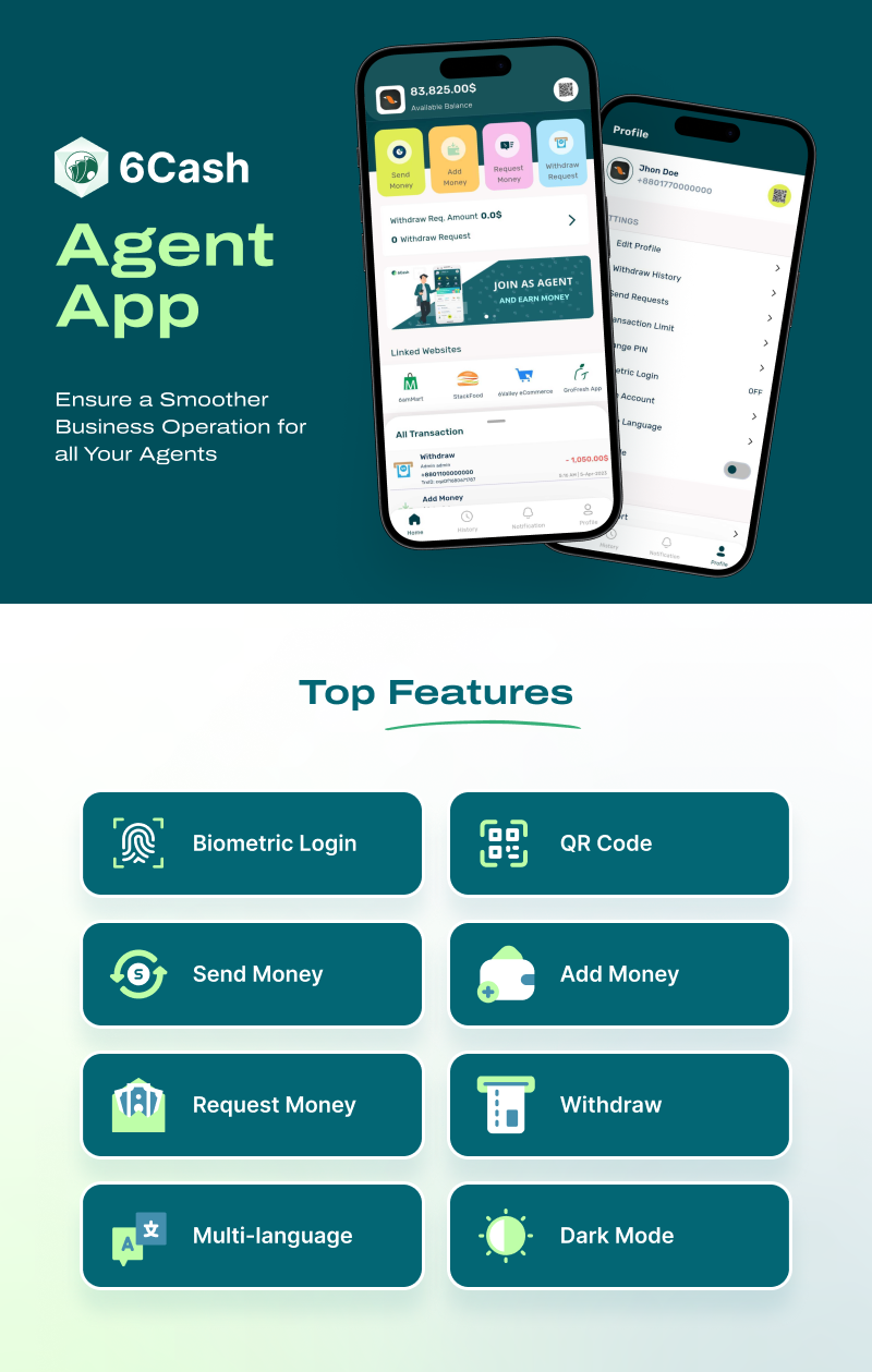 6Cash - Agent App