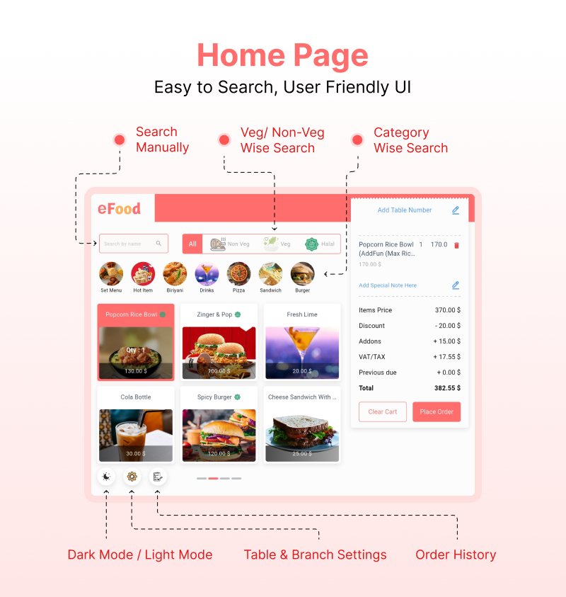 eFood - Table/Waiter App